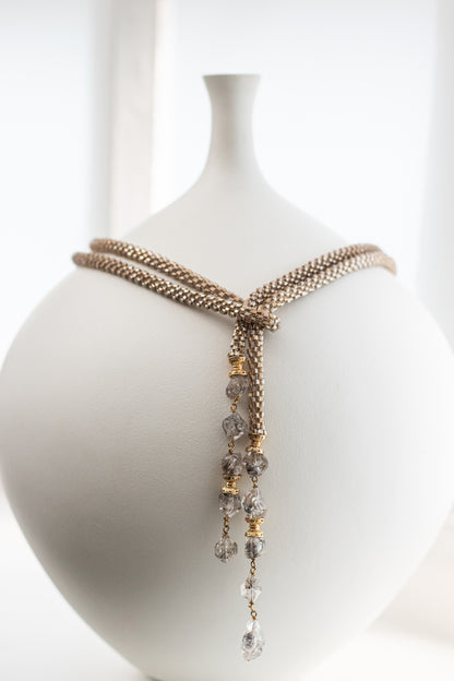 VENEZIA ROPE NECKLACE CHAMPAGNE MIYUKI DELICA